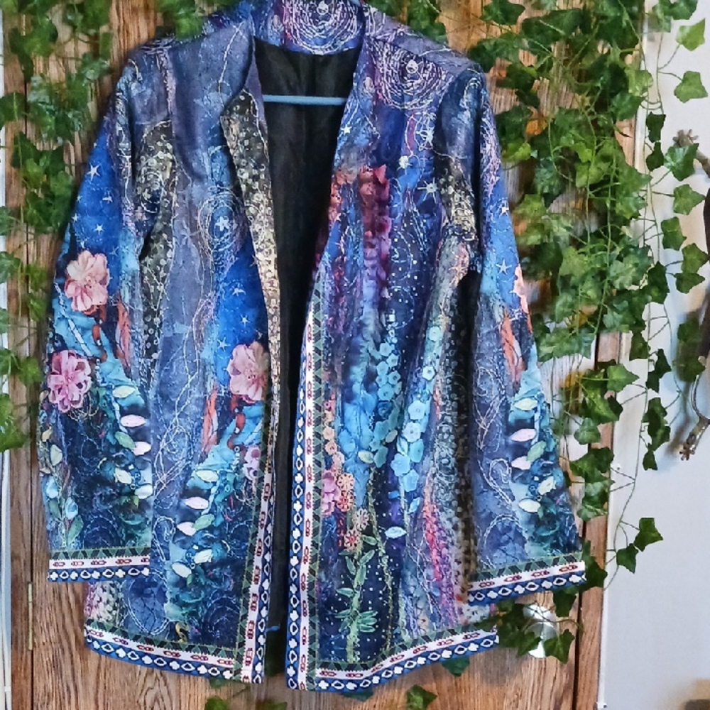 Floral Patterned Women's Jacket
